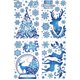 thumbnail image 2 of Christmas Clings Large Size Christmas Stickers Christmas Decorations Christmas Decor For Glass Double-Sided Window Clings With Snowman, 2 of 8