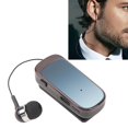 thumbnail image 1 of Retractable Earpiece, Retractable  Headset Clip On BT Earphone With LED Battery Display, Single In Ear Headphone For Sports Business Trucker Driver, 1 of 8