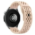 thumbnail image 2 of Dwitch band for Galaxy Watch 6 classic 43mm, Breathable Silicone Sport Band with Ventilation Holes,Pinksand, 2 of 4