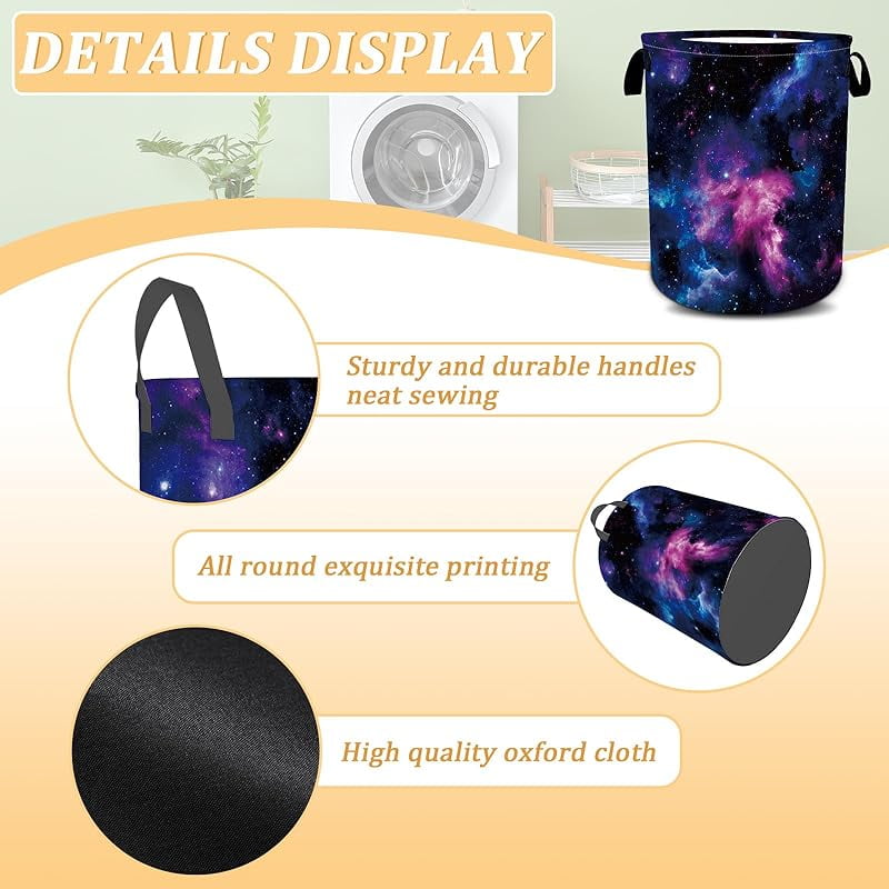 American Football Texture Laundry Basket, Sports Theme Laundry Hamper Foldable Waterproof Funny Tote Bag Dirty Clothes Storage Bucket Toy Organizer for Bathroom/Laundry/Bedroom