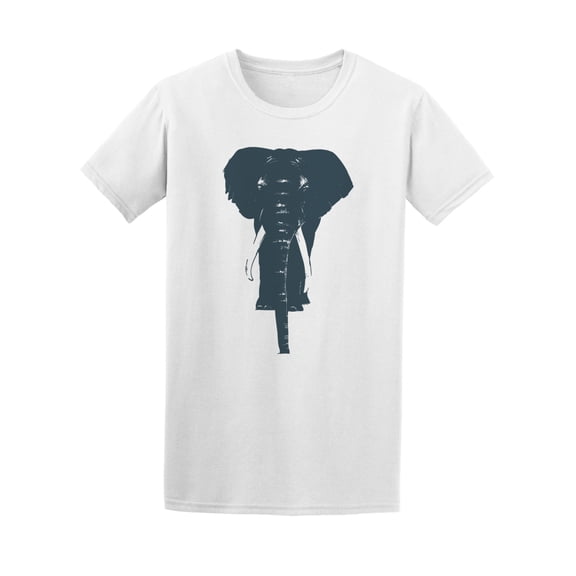 Black Elephant Brush Style Tee Men's -Image by Shutterstock