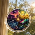thumbnail image 7 of Racifhz Decorative Puzzle Suncatcher Window Hanging Art DIY Craft Kit Ornament Home for Living Room Patio Garden Window Sun Catchers Indoor Activity for Adults , A, 7 of 7