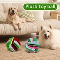 thumbnail image 5 of Inner Roll Sniffing Ball Pet Dog Intelligence Training Toy Interactive Plush Bubble Rubber Ball for Scent Training 7.9 Inch Diameter Large Size Puzzle Activity Toy, 5 of 5