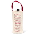 thumbnail image 1 of Multilingual Façons de Dire Cheers Bouteille Cabas, 1 of 1