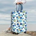 thumbnail image 7 of Fuzoiu Golden Blue Snowflakes Print Suitcase Cover,Washable Luggage Covers for Suitcase,Elastic Luggage Protector Cover,Scratch Resistant Travel Suitcase Covers-X-Large, 7 of 7