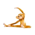 thumbnail image 2 of jifeng Animal Sculpture Collectable Table Centerpiece Tabletop Yoga Monkey Statue Resin Leg Press, 2 of 9