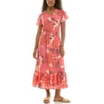 thumbnail image 4 of Nanette Lepore Women's Maxi Slub Dress With Bottom Fringe, Sizes XS-XXXL, 4 of 6