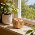 thumbnail image 4 of YingYouFu Wooden Engraved Decision Dice Set, Scripture Prompt Dice for Daily Devotion and Reflection Routine, For Home Study Tabletop Daily Reading Routine Guide Religious Supply, 4 of 6