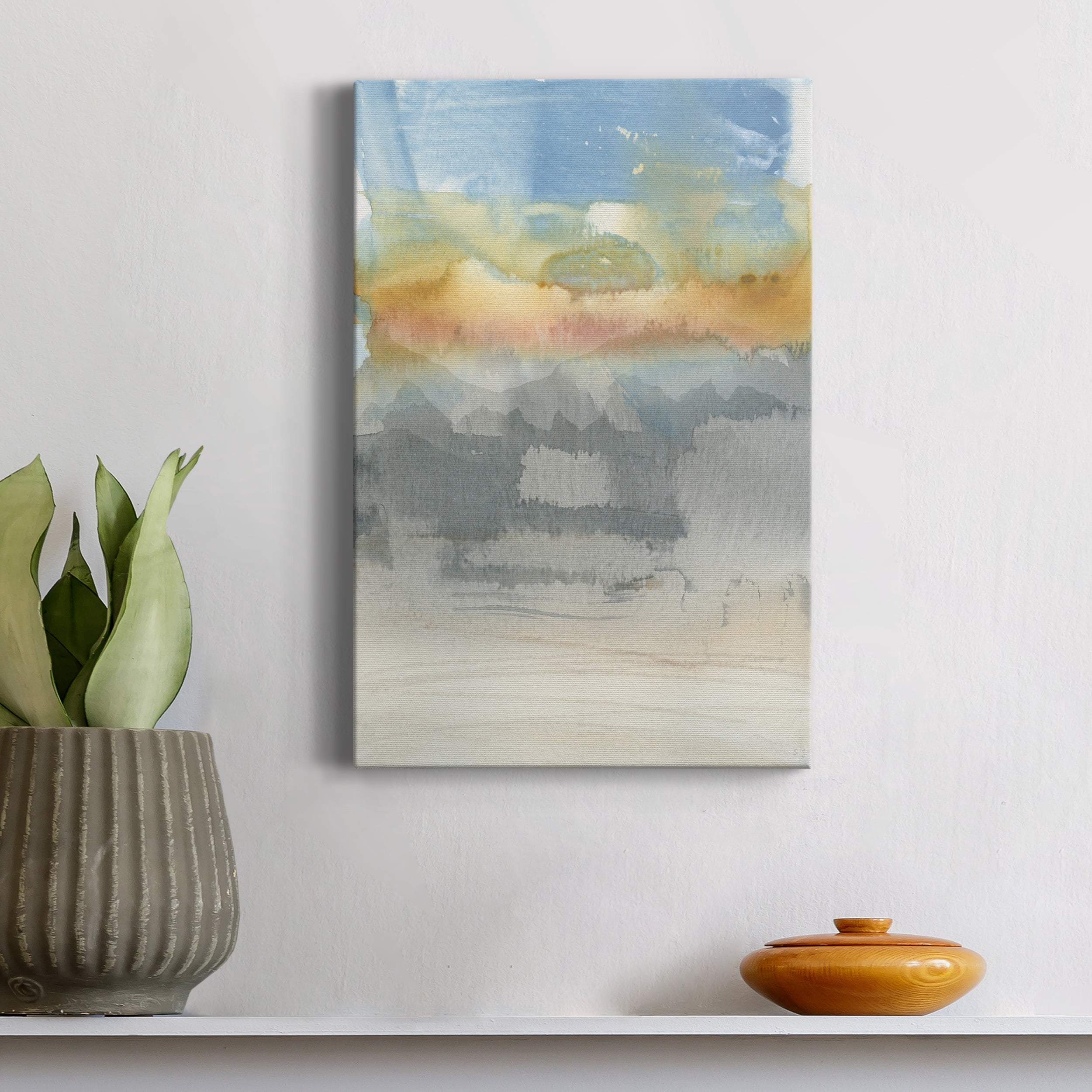 High Desert Sunset II Premium Gallery Wrapped Canvas - Ready to Hang - 8 x 12