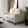 thumbnail image 2 of Beige Fabric For Home Living Room - Solid Wood & Metal Base, Comfortable Cushions With High Elastic Sponge, Easy Assembly Steps Modern In Structure, Sponge Cushions, Process Undertaken, 2 of 5
