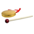 thumbnail image 1 of Hand Gong,Hand Gong Mini Portable Chinese Traditional Percussion Gong Hand Gong Instrument Solid Performance, 1 of 8