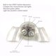 thumbnail image 5 of Protector Bucal Led Luminoso Dental Grind Stopper Sleep Aid Férula Bandejas Guardias Elimina Los Ronquidos Boquilla Bruxismo Suministros Para Fiestas Kearding HA014772-00, 5 of 5