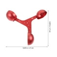 thumbnail image 2 of Niceauty Replacement Aluminium Alloy Anemometer Cup for Wind Speed or in Outdoor Use Red, 2 of 7