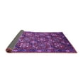 thumbnail image 2 of Ahgly Company Indoor Square Oriental Purple Industrial Area Rugs, 7' Square, 2 of 4