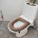 thumbnail image 3 of Funda de Inodoro de Terciopelo Cálido Ayh250930002 | Almohadilla de Inodoro de Vellón Grueso con Cremallera para Facilitar Su Extracción | Calentador de Inodoro Universal para Baño, Ideal para El Inv, 3 of 5