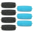 thumbnail image 1 of Lot de 7 Inclut 4 Têtes de Recharge de Rouleau de Remplacement Extra Gros et 3 Têtes de Remplacement Gros Régulières Compatibles avec Amope Pedi Electronic Foot File, 1 of 6