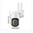 thumbnail image 4 of Cámara de vigilancia inalámbrica con WIFI Ball Machine, 1080P, alta definición, para interiores y exteriores, monitor de seguridad PTZ, visión nocturna, detección móvil, alarma, cámaras inteligentes, 4 of 9