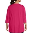 thumbnail image 4 of Just My Size Women's Plus Size Lightweight Open-Front Cardigan, 4 of 5