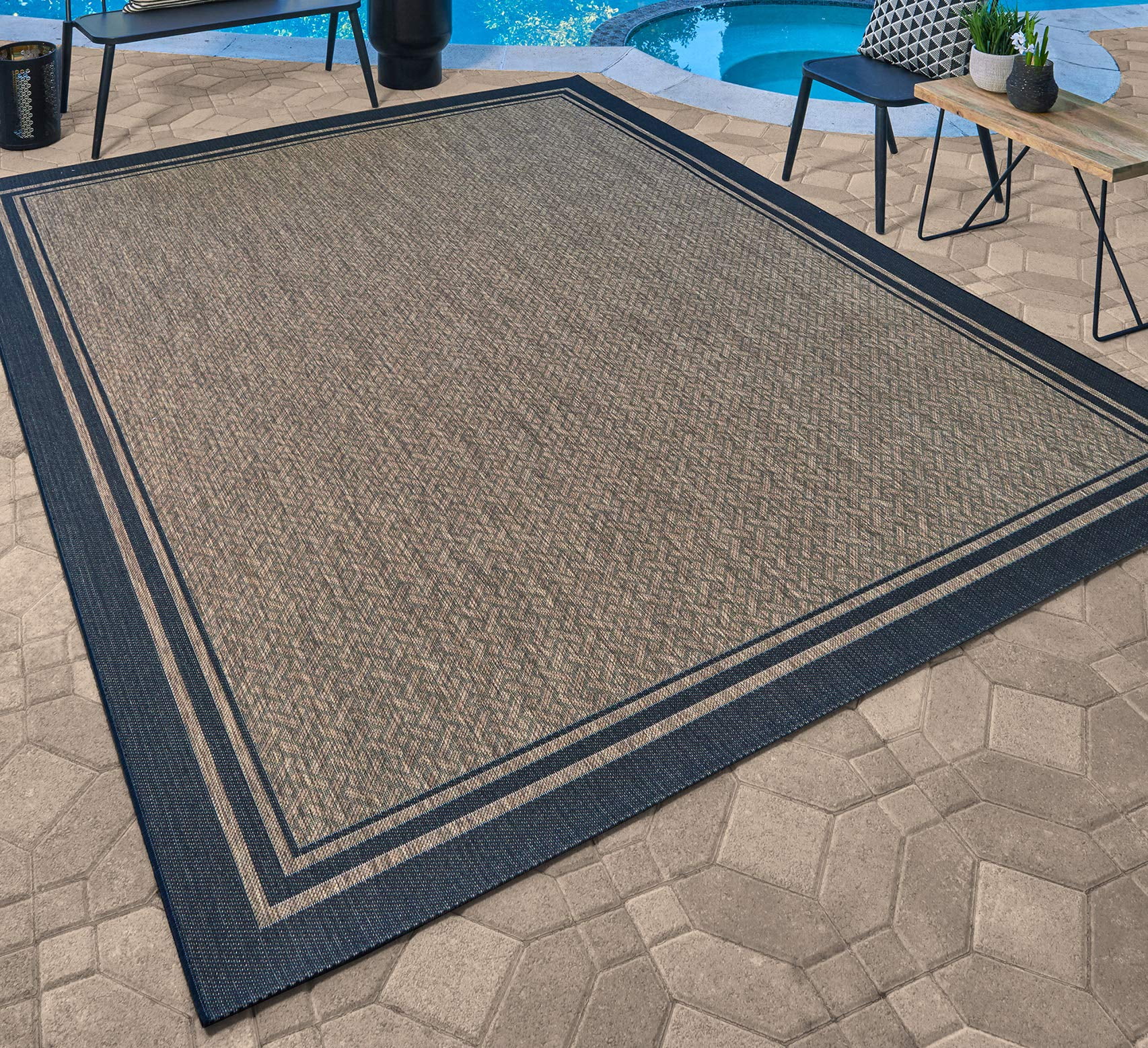 Gertmenian Nautical Tropical Carpet Outdoor Patio Rug 5x7 Standard Border Black Walmart Com Walmart Com Gertmenian Nautical Tropical Carpet Outdoor Patio Rug 5x7 Standard Border Black Walmart Com Walmart Com