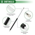 thumbnail image 6 of Unique Bargains 2 Pcs 45lb/200N/20kg 20inch/500mm Lift Supports Struts Black for Car Truck RV, 6 of 6