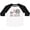 Baseball White and Black, variant on Big Sister Elephant Girls Toddler T-Shirt