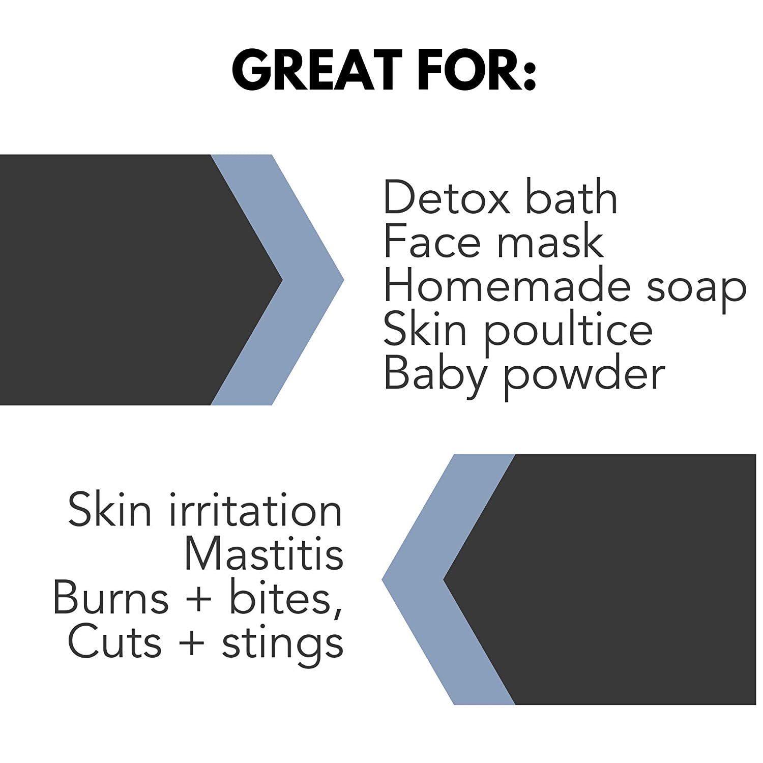 Bentonite Clay Powder for DIY Detox Body & Face Mask Pore Cleansing, (8.0 oz) by Pure Body Naturals