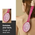 thumbnail image 6 of Long Handle Bath Body Brush Soft Back Shower Exfoliating Skin Scrubber Massager, 6 of 13