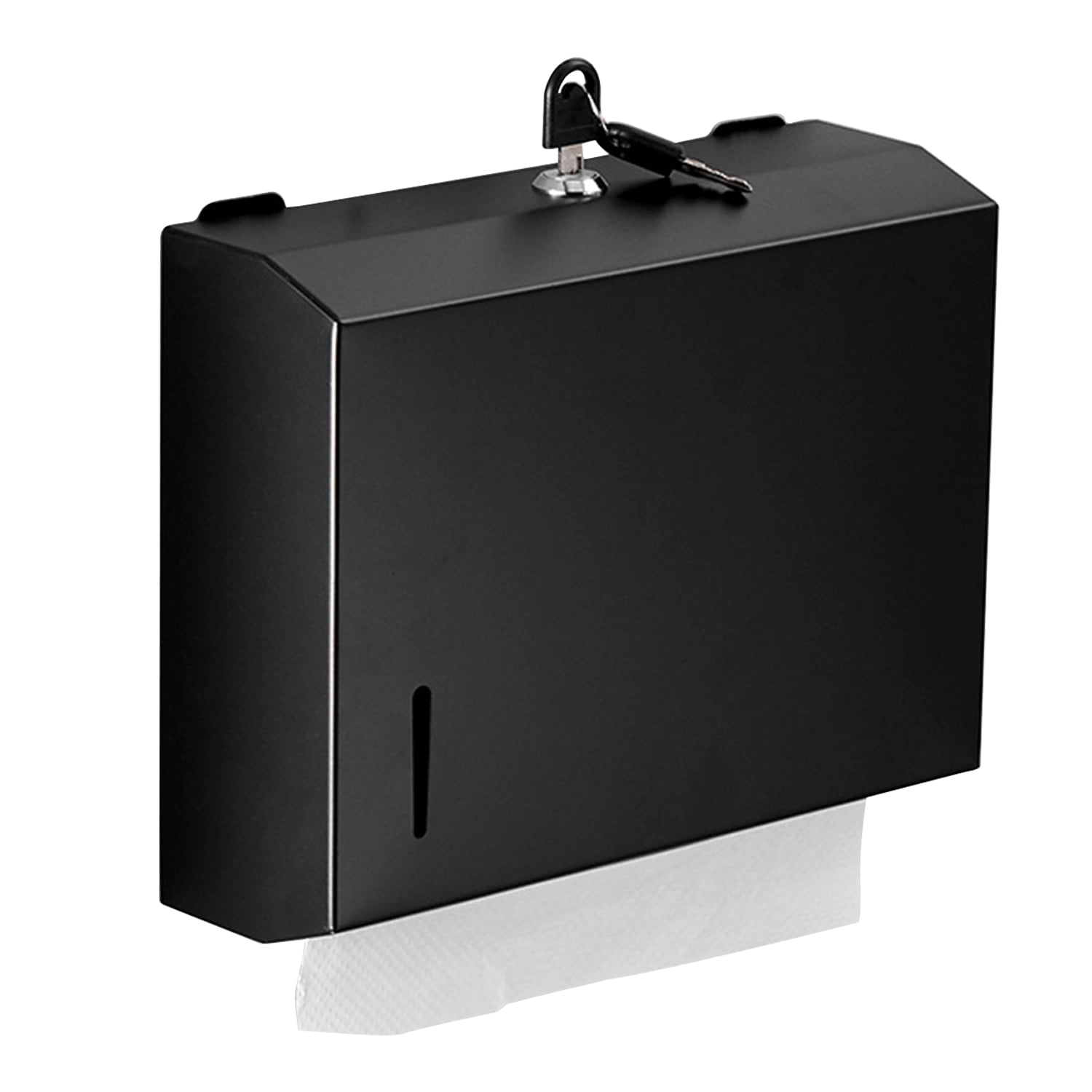 Tomshoo Paper Towel Dispenser Wall Mounted Drilling Paper Towel Holder