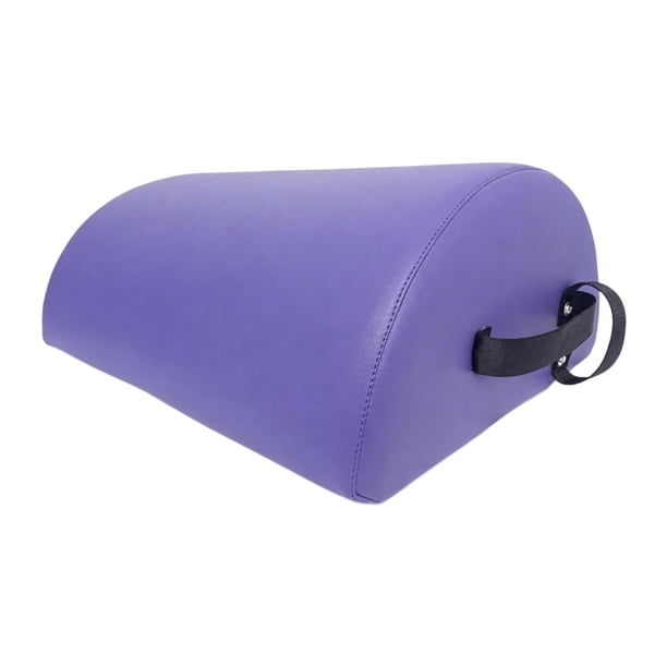 Barril de Pilates de cuero sintético para gimnasio en casa, entrenamiento de fuerza, , ejercicios para mujeres y hombres, cama de masaje Pilates. Púrpura