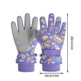 thumbnail image 3 of LSLJS Christmas Gloves for Children, Thicken Warm Ski Gloves with Adjustable Wristband and Cute Pattern High Elastic Knitted Cuffs Design Waterproof Anti Slip Mittens Gloves for Cold Weather for Kids, 3 of 3