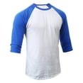 thumbnail image 1 of Hat and Beyond Men's Casual 3/4 Raglan Sport T-Shirts Baseball Activewear, 1 of 4