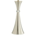 thumbnail image 4 of 360 Lighting Rachel Modern Table Lamps 28" Tall Set of 2 Concave Column Hourglass Metal White Drum Shade for Bedroom Living Room Bedside Nightstand, 4 of 9