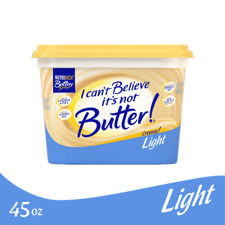 I Can’t Believe It’s Not Butter!® Light, a NutriRich™ Buttery Spread, 45 oz Tub