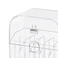 thumbnail image 4 of Soporte de caja de almacenamiento de lápiz labial con cubierta Organizador de tocador de 15 rejillas para bandeja de encimera de baño, transparente a Sunnimix n Organizador, 4 of 4