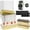 Gold, variant on 50 Pack Mini Loaf Pans with Lids and Spoons, 6.8oz Disposable Aluminum Foil Mini Cake Pans and Baking Tins with Sealing Stickers, Individual Dessert Container Cups for Parties and Gifts