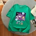 thumbnail image 4 of Sanrio Kuromi Multicolor Graphic T Shirts Girl Kawaii Clothes Y2k Top Aesthetic Harajuku Summer Oversized T Shirt Women Clothes, 4 of 22