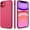 Raspberry Wine, variant on CellEver for iPhone 12/12 Pro Case - Dual Guard Series, Military Grade Protection, Ultra Slim, Sturdy Shock Absorbent Phone Cover (Deep Red)