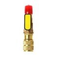 thumbnail image 2 of Kenally Adaptador Universal para el hogar de 1/4 a 5/16 pulgadas, válvulas de bola para de nevera, accesorios para máquinas a Válvulas Amarillo Kenally TO008697-02B, 2 of 6