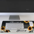 thumbnail image 4 of Sunflower Mouse Pad XL, Extended Large Gaming Mouse Pad, Lavender Sunflower Mousepad, Floral Long Big Desk Mouse Mat, Sunflower Decor Stuff Accessories, 31.5 X 11.8 Inch, 4 of 6