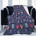 thumbnail image 4 of Dog Paw Throw Blanket Fleece Flannel Blankets Couch Sofa Bed Blanket for Kids Teen Adults, 4 of 6