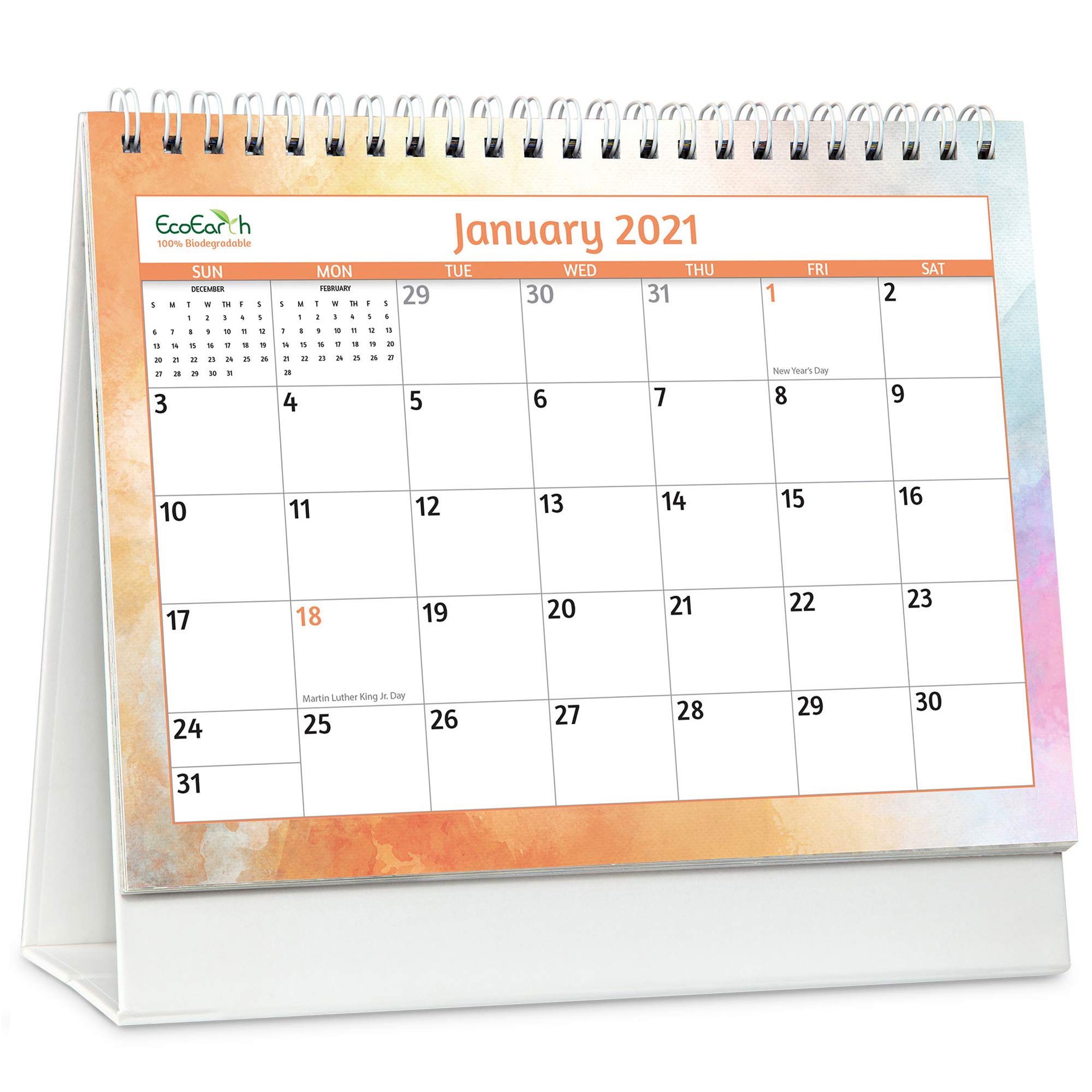 EcoEarth 12 Month Calendar 2022 Creative 8x6 Standing Desk Calendar 100 Biodegradable EcoEarth 12 Month Calendar 2022 Creative 8x6 Standing Desk Calendar 100 Biodegradable