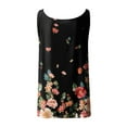 thumbnail image 5 of ibuvkizy Womens Tank Tops Tube Tops for Women,Casual Printing Women's T-Shirt V-Neck Fashion Sleeveless Tops Sling Blouse,Gifts for Women, 5 of 6