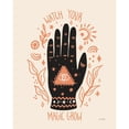 thumbnail image 3 of Zaman, Farida 20x24 Black Modern Framed Museum Art Print Titled - Palm Reading II Neutral, 3 of 5