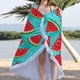 thumbnail image 4 of Toalla de playa, Toalla de microfibra, Toalla redonda estampada, Manta de playa antiarena, Toalla supercolorida, Toalla plegable portátil, Toalla de viaje, Toalla de piscina, Toalla de, 4 of 8