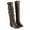 Brown, variant on HaiMao Women's Over the Knee Thigh High Boots Clearance Chunky Block Heel Pointed Toe Slouchy Side Zipper Fall Weather Winter Boots White 9.5(43)