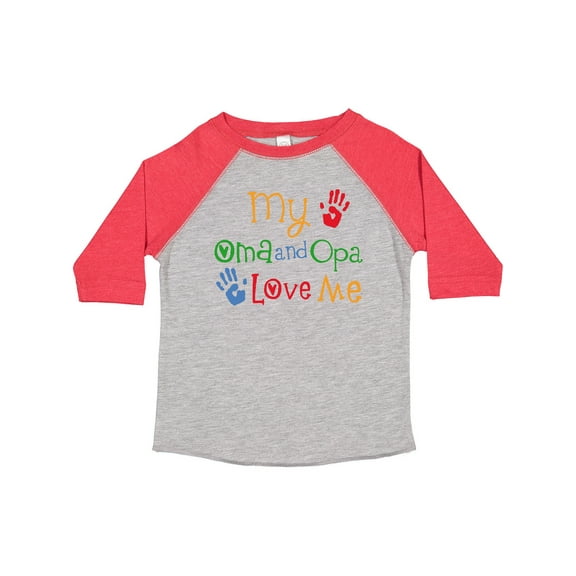 Inktastic Oma and Opa Love Me Grandchild Boys or Girls Toddler T-Shirt