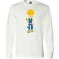thumbnail image 3 of Inktastic Construction Worker, Blond Hair, Boy With Hammer Long Sleeve T-Shirt, 3 of 5