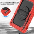 thumbnail image 7 of Allytech Galaxy Tab S8 2022 / Tab S7 2020 11 Inch Case (SM-X700/706/T870/T875) with Screen Protector,  Rugged Shockproof Strap Rotating Kickstand Protective Cover for Samsung Galaxy Tab S8/ Tab S7, 7 of 7