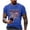 Blue, variant on LNZGNM Patriotic Shirts for Men American Flag Crewneck T-Shirt Stylish 250 Anniversary USA Short Sleeve Shirt Outdoor Tee Shirts,Gray L