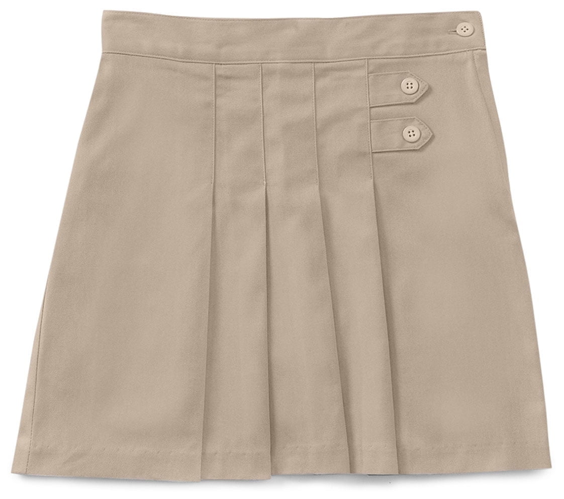 Jupe Plissée Uniforme Scolaire Real School – Taille 4, Kaki, NEUF Avec Étiquettes